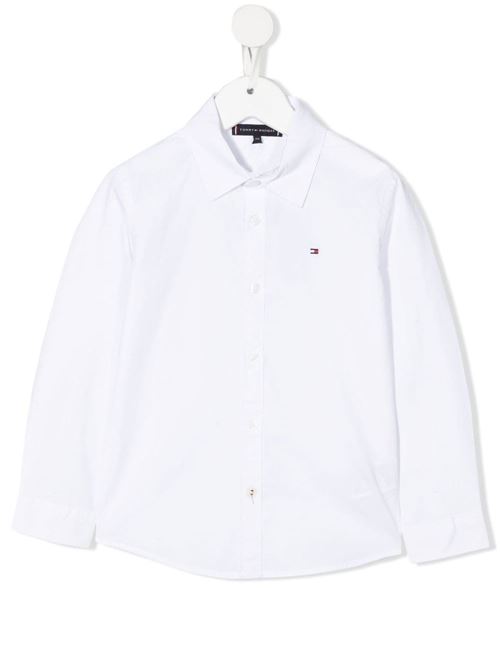 Camicia classica bambino con piccolo logo sul petto TOMMY HILFIGER | KB0KB06965YBR